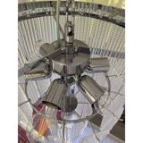 Diamond strips”listelli” murano glass belt chandelier