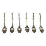 6 silver teaspoons