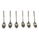 6 silver teaspoons