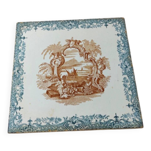 Ancien carrelage / carreau, - longwy