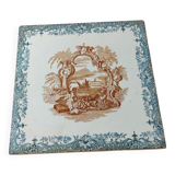 Old tiles / tiles, in Longwy ceramic