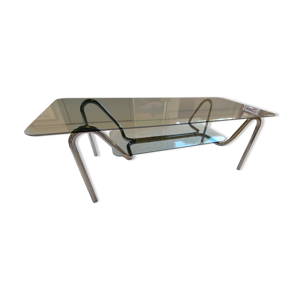 Table basse double plateau