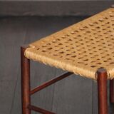 Scandinavian teak and rope 1960