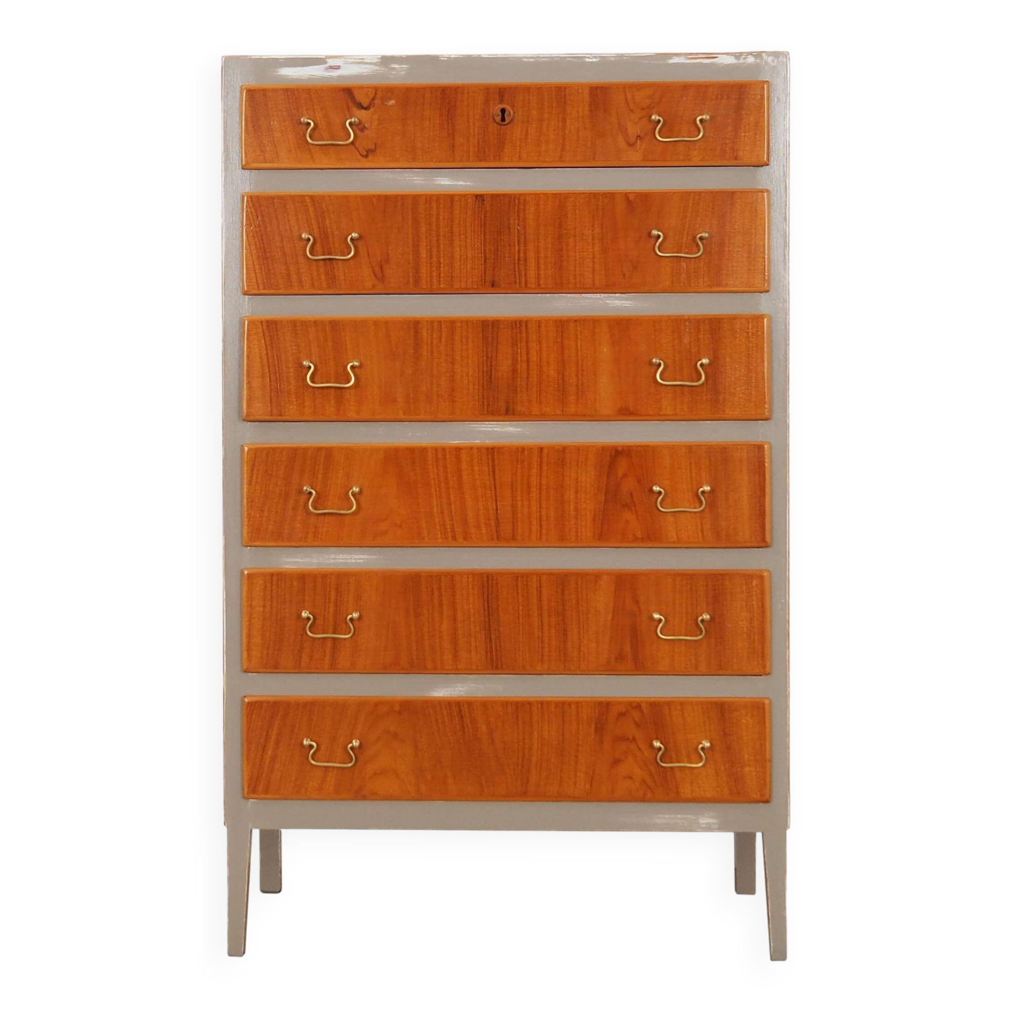 Walnut chest of drawers, Danish design, 1960s, production: Denmark