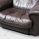Pair of De Sede DS-101 leather lounge chairs
