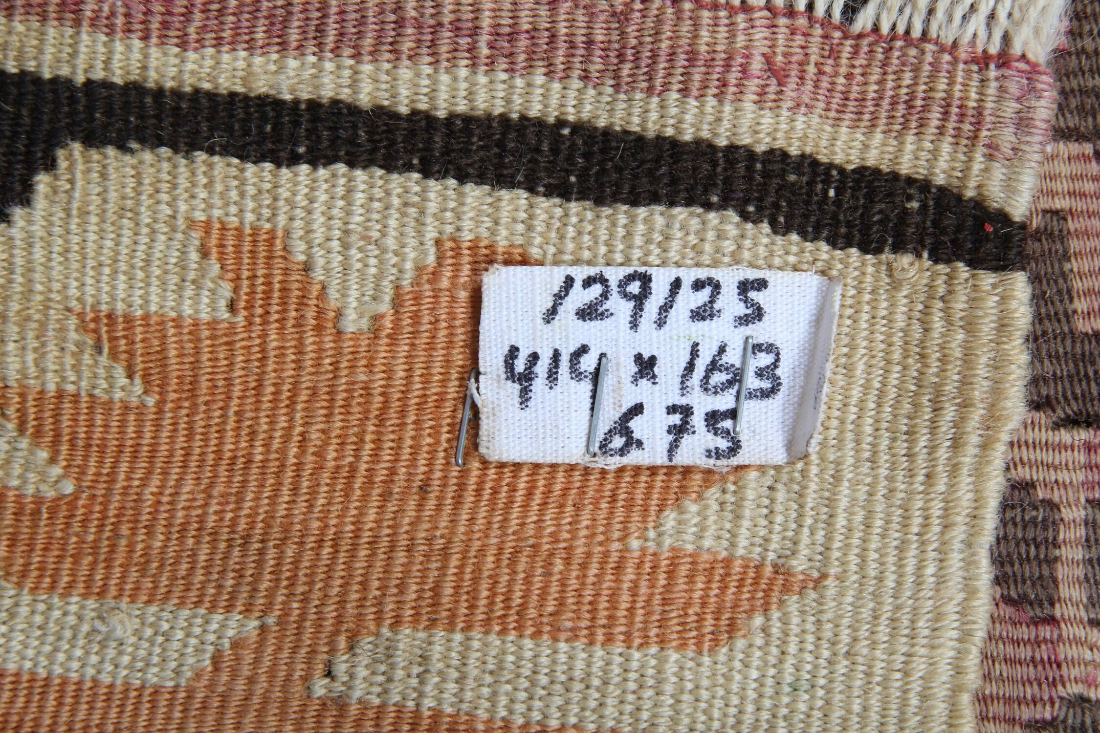 Antique Anatolian Carpet, Hand-Woven Runner, Turkish Kilim