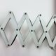 Grey German Industrial Scissor Wall Lamp from SIS, 1960s