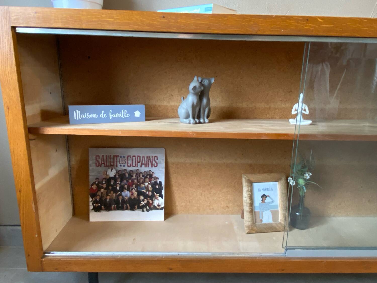 Vintage display cabinet / bookcase