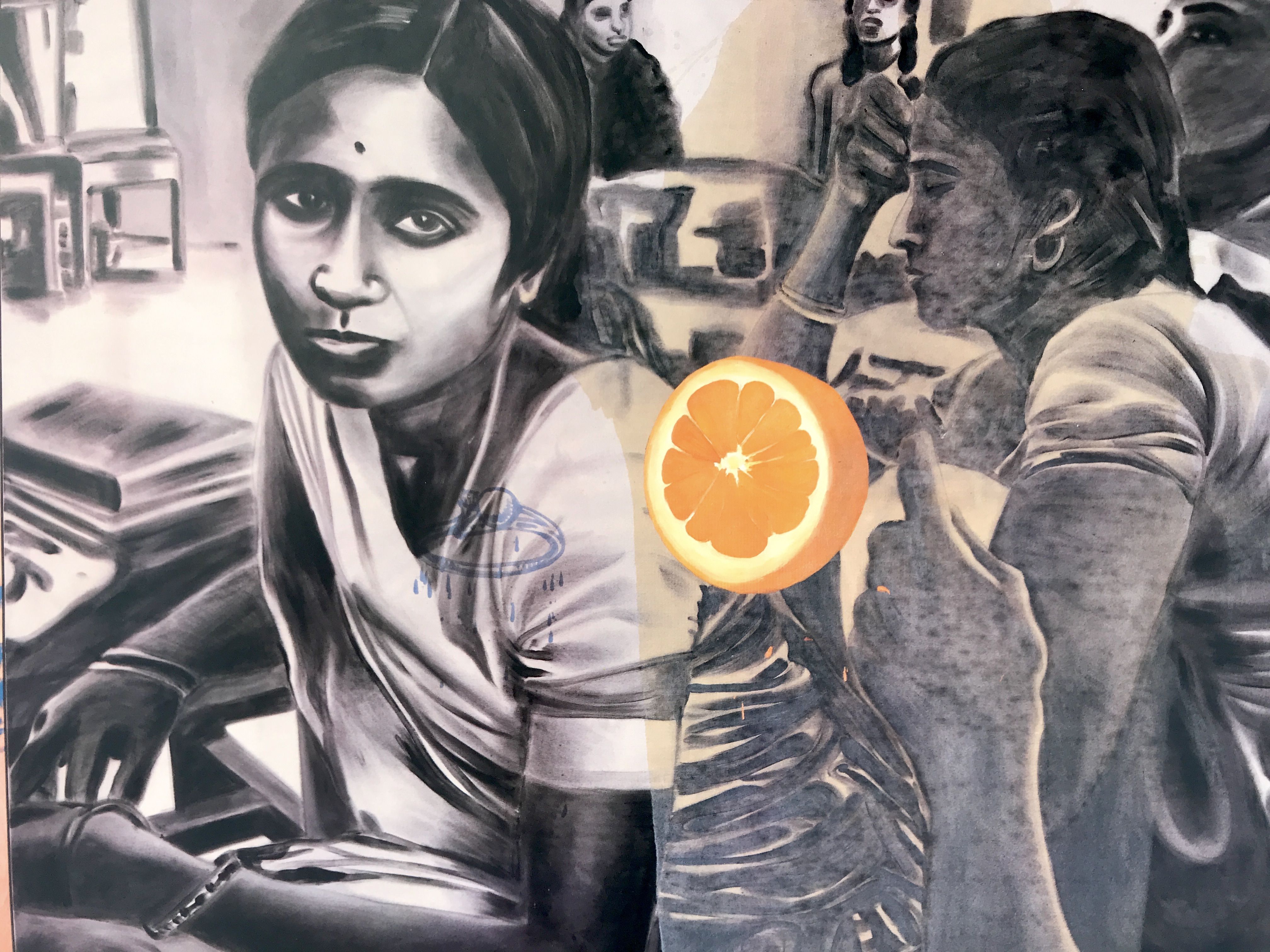 Affiche d'exposition de David Salle Galerie Daniel Templon, 1985 | Selency