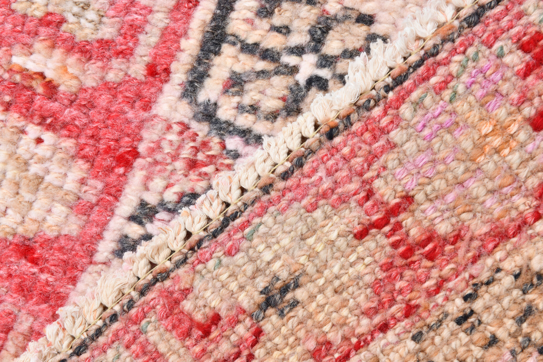 2x12 Vintage Long Runner Rug, 74x354Cm