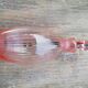 Pink glass liquor decanter