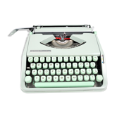 Vintage linden green Hermes Baby typewriter