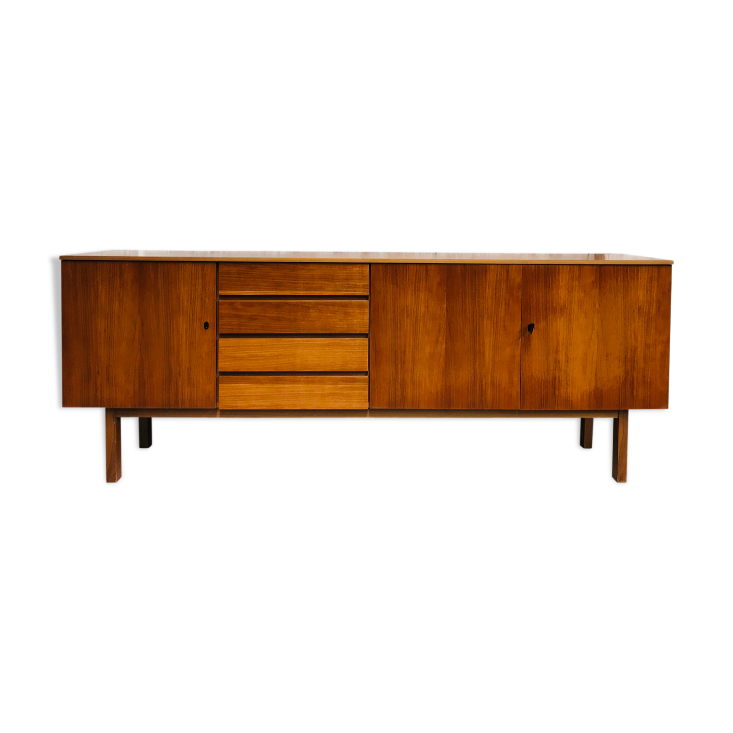 Mid-century Danish walnut sideboard, 1970s.