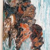 Oil on canvas sea