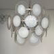 Vintage 1960s Murano Chandelier, Big Size, Dining Room Decorative Lamp, Vistosi