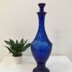 Cobalt blue glass Empoli style carafe