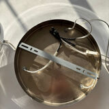 Suspension chrome metal eyeball