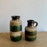 Pottery vases West Germany, 1960s