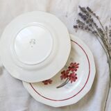 Dessert plates x 4, 1930, Céranord