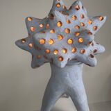 Ceramic lamp by agnes debizet. contemporary ceramist.
