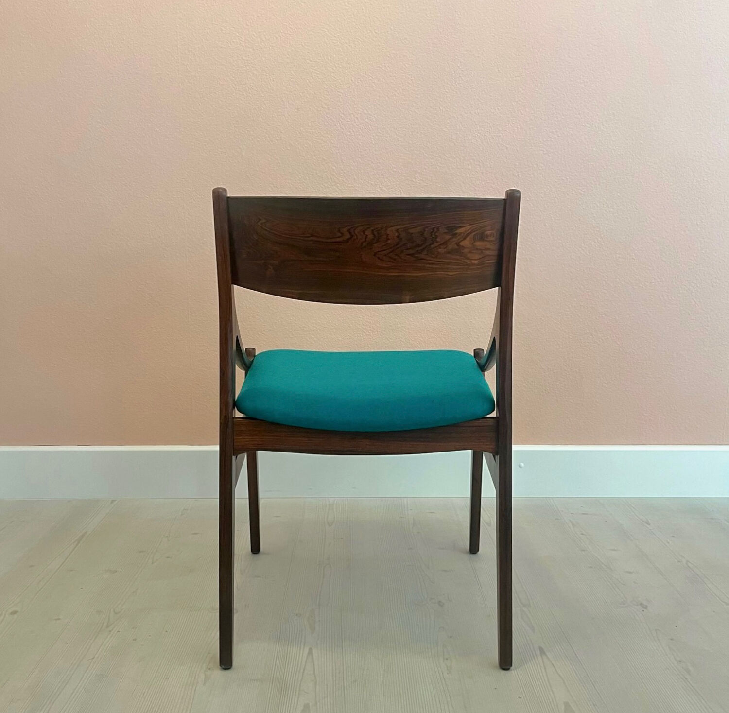 Dining chair in rosewood by Vestervig Eriksen Denmark 1960