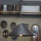 Bekaert large metal saucer pendant lamps