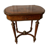 Napoleon III style table inlaid style