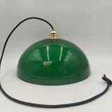Green opaline pendant light