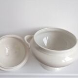 Large porcelain soup tureen Orchies Moulin des Loups Saint-Amand - 2.5 liter vegetable dish