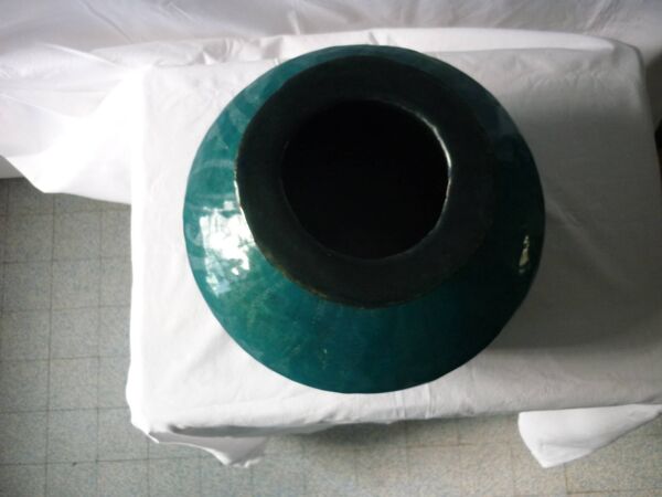 Vase en cuivre émaillé 29 cm