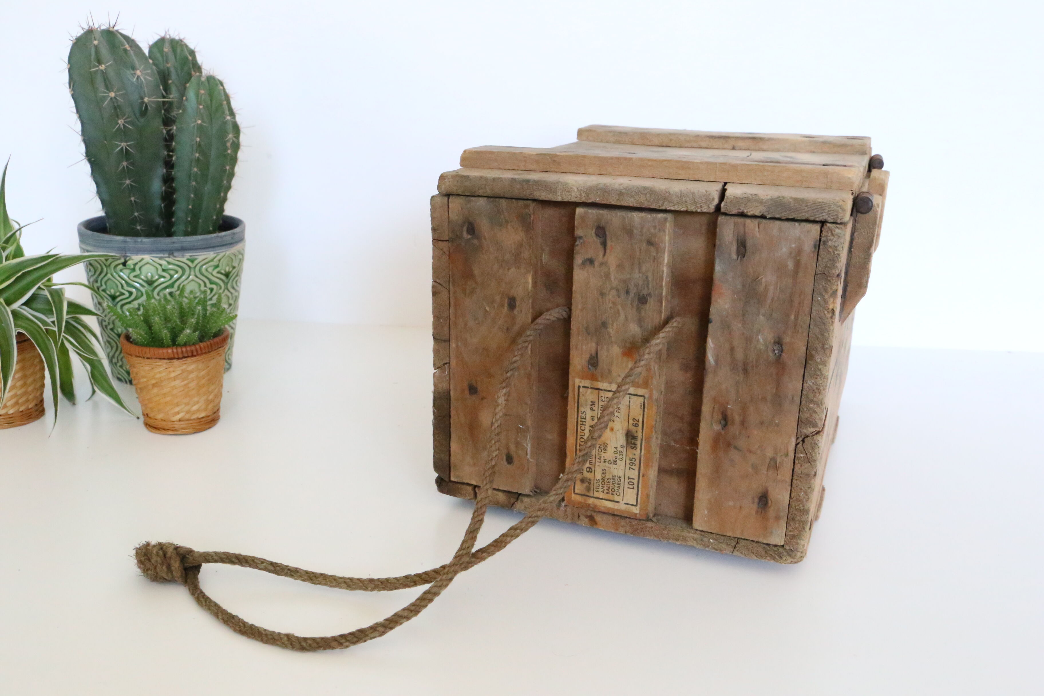 Former ammunition crate