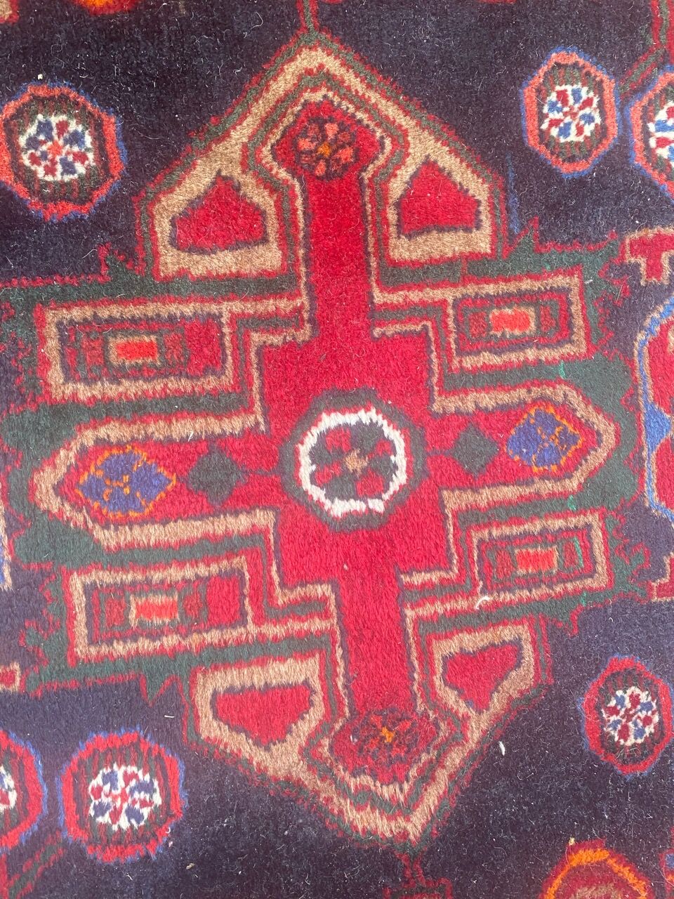 Persian carpet hamadan handmade 110x530