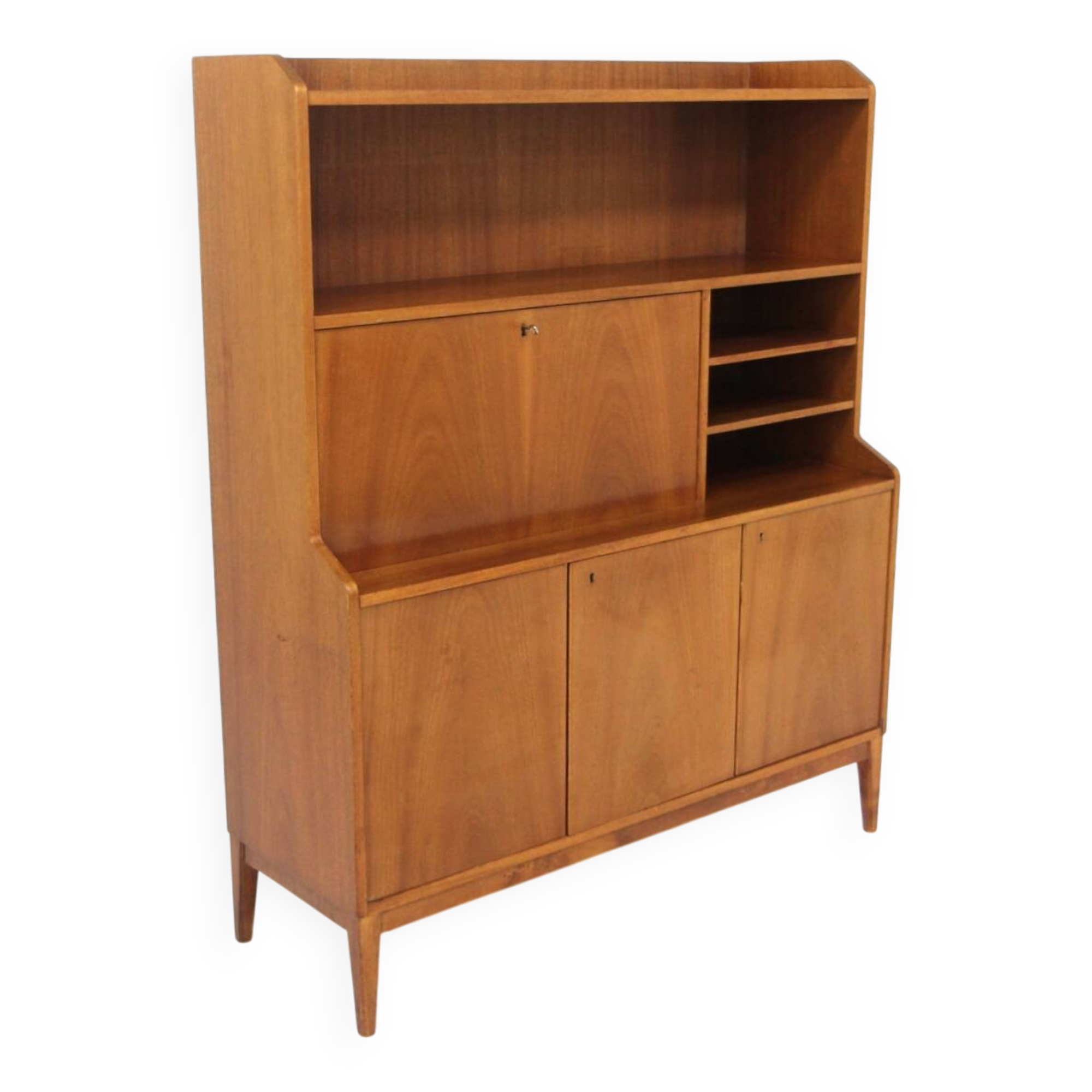 Secrétaire scandinave en acajou, Bräntorps, Suède, 1960