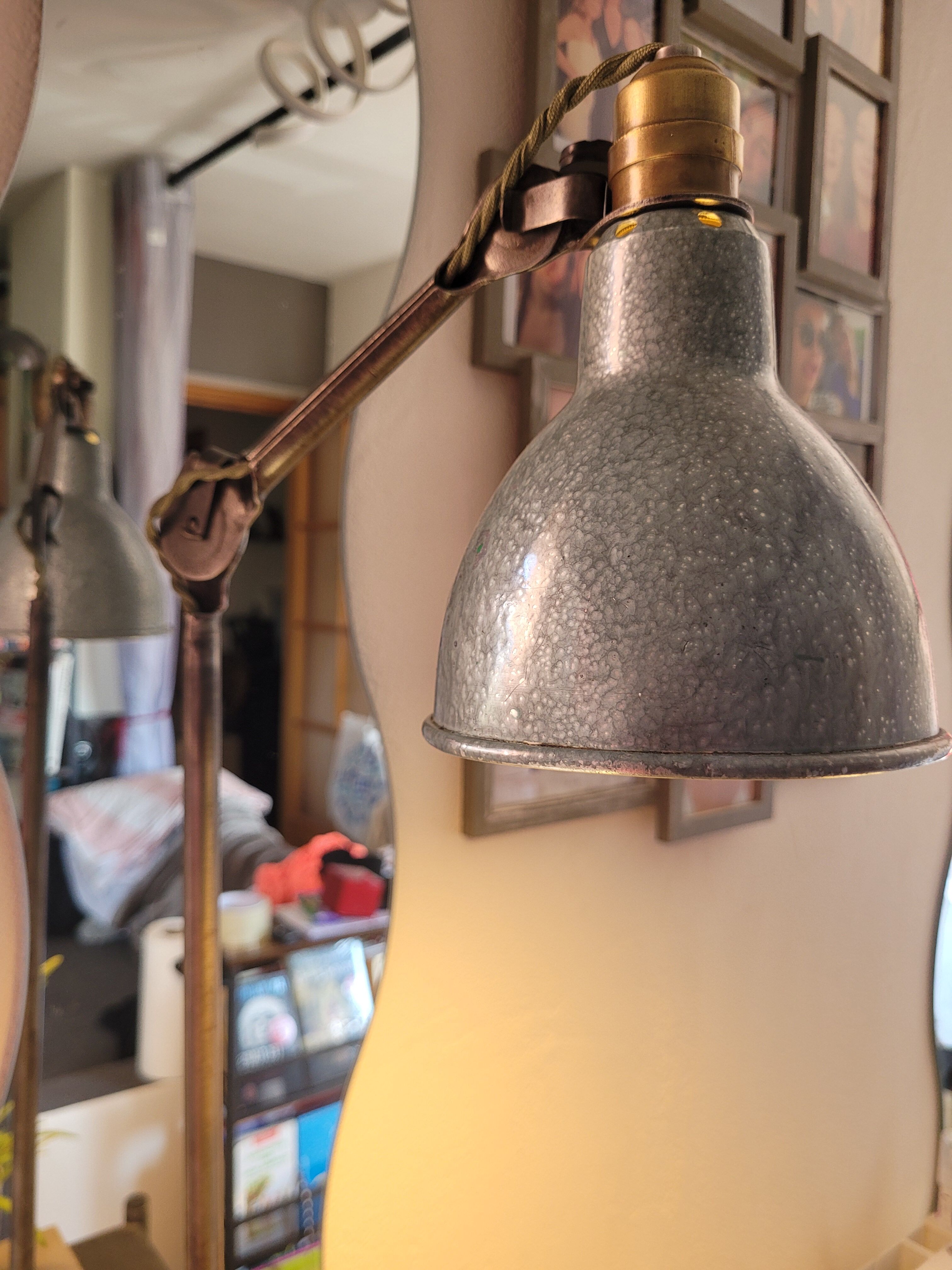 Gras lamp 1930 model 202 reflector 1054