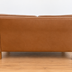 Mid-century Scandinavian Peem Oy, 2-seater cognac leather sofa 1960s