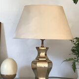 Brass hexagonal lamp
