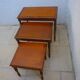 Tables gigognes en merisier