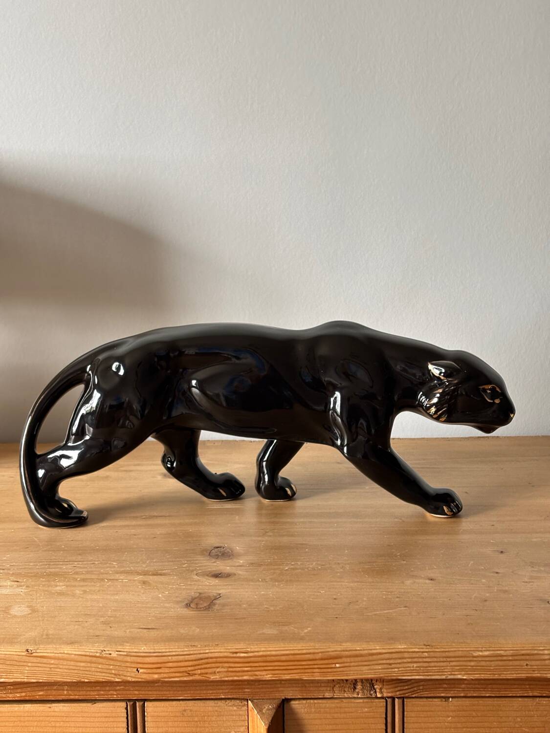 Panthère en faïence Art Déco