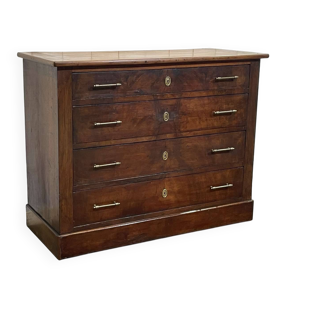 Commode en noyer fin XIXème