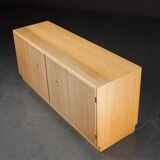 Oak sideboard and two shelves by Borge Mogensen
