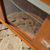 Buffet or vintage bar compass feet and casters