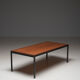 'T-angle' Low table in teak, designed by Florence Knoll for Knoll Int., 1950's