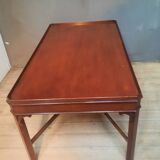 Rectangular mahogany coffee table