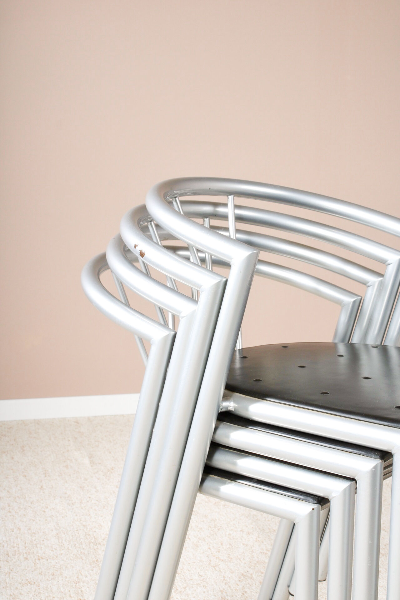 4 chaises postmodernes BKS Danemark