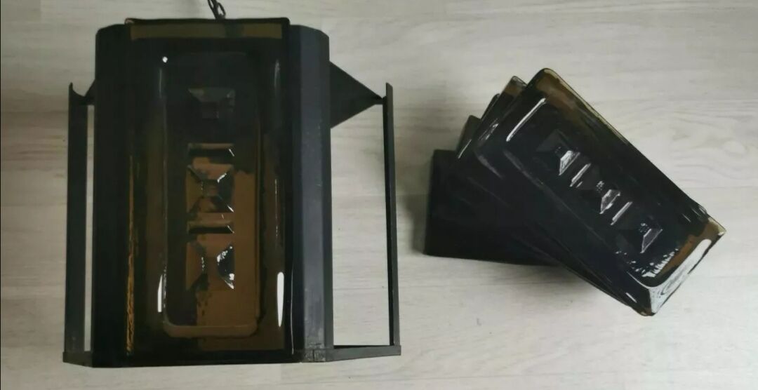 Hexagonal Pendant Lamp by Erik Höglund