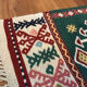 Handmade kilim runner rug with traditional design
