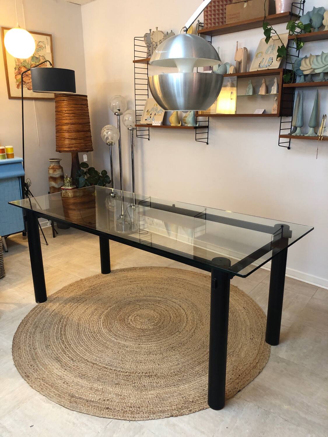 Memphis glass table, 1980