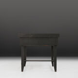 Swedish desk 19th century in black original paint