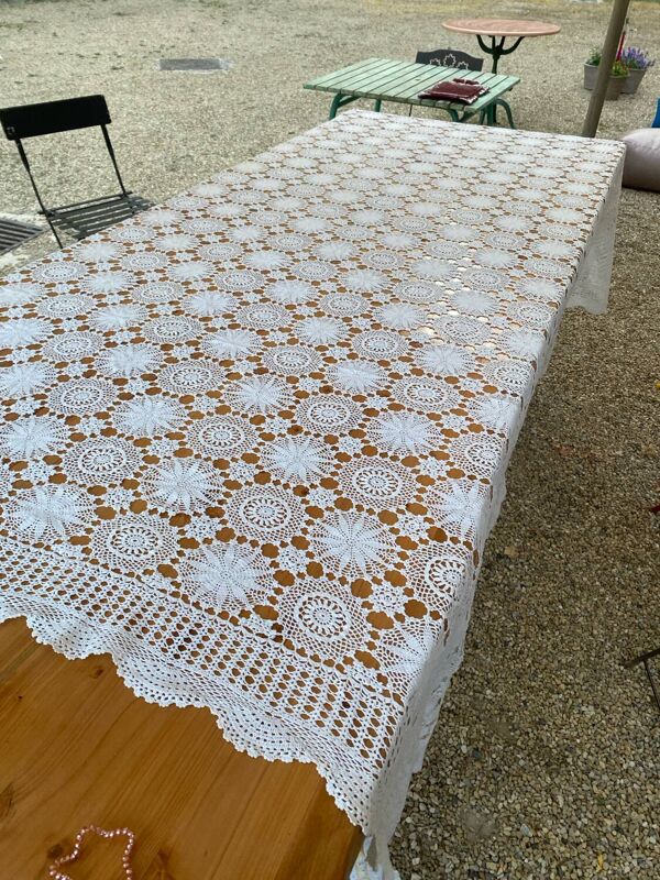 Dessus de lit en crochet