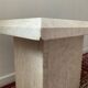 Duo of vintage travertine coffee tables and side tables
